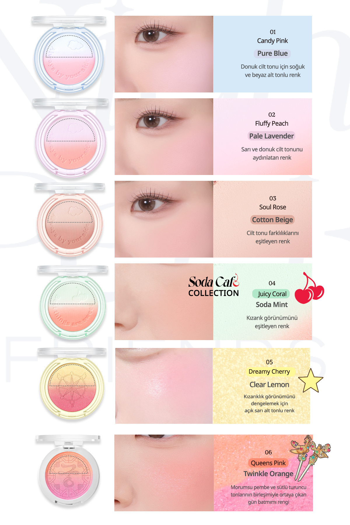 رژگونه پودری دو رنگ Pure Blushed Custom Cheek 003 Soul Rose — تصویر ۷۸۳۹ — تصویر 3 از 7
