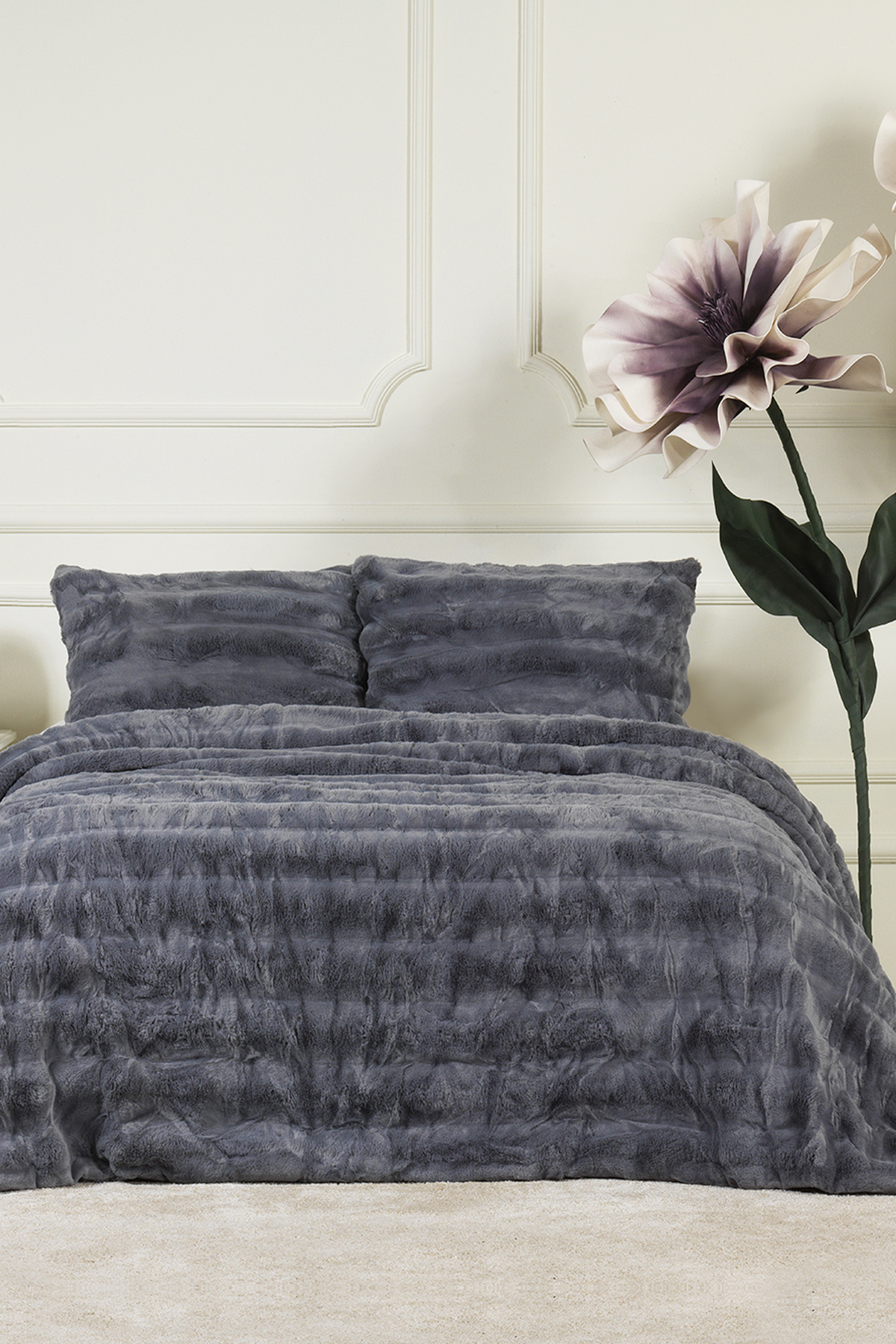 Elart Marsel Comfort Uyku Seti (220x240 cm) Antrasit