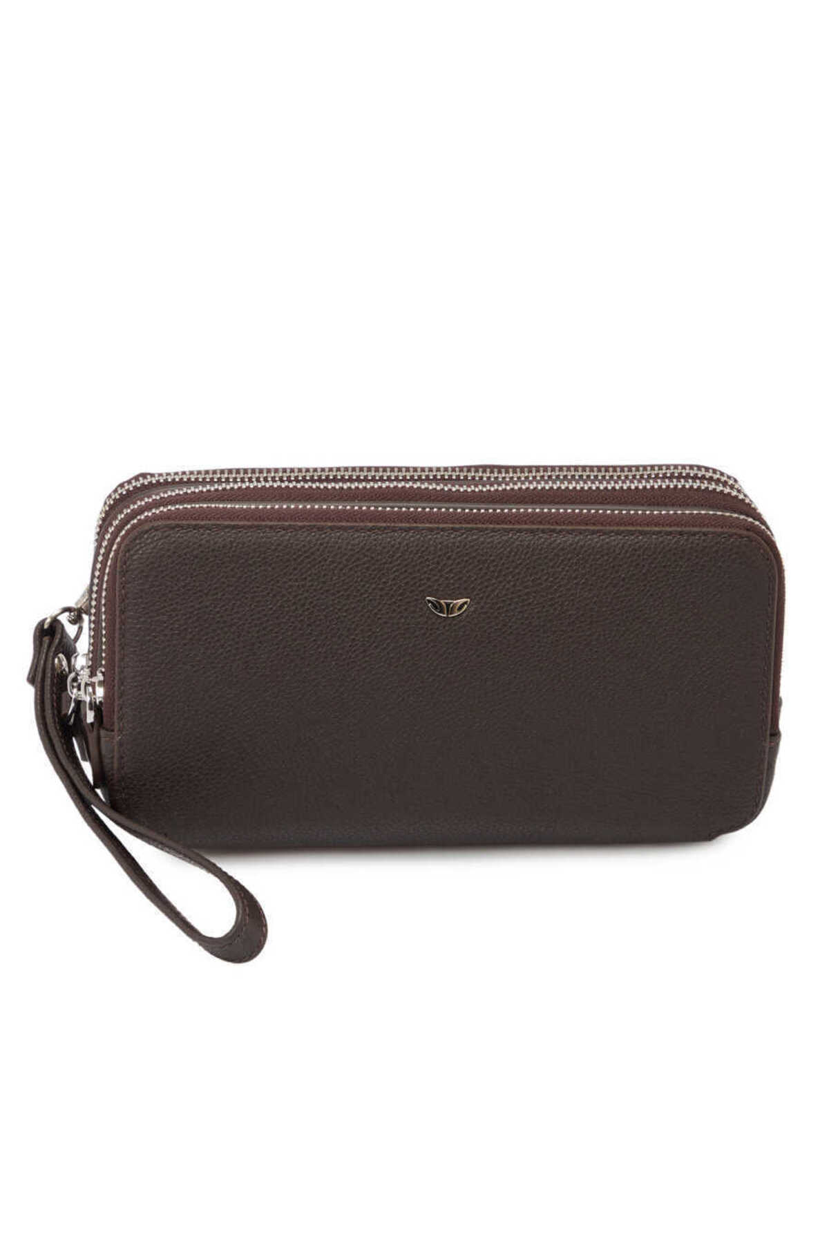 Tergan Kahve Hakiki Deri Erkek Portföy Çantası - S1PC00021495-U5H