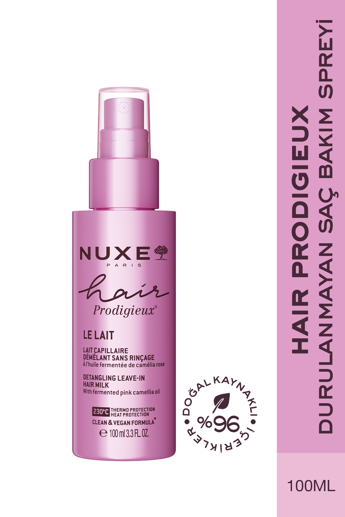 Nuxe Hair Prodigieux Besleyici Durulanmayan Bakım Spreyi 100 ml — 3264680042317