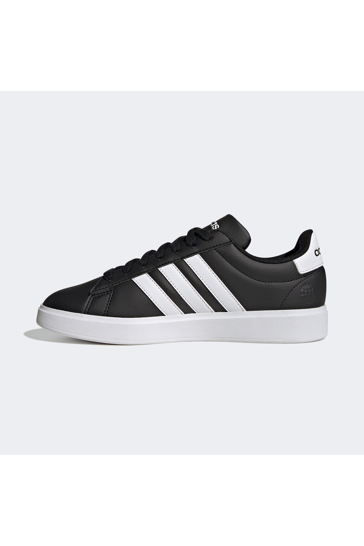 adidas Grand Court Cloudfoam Comfort Erkek Siyah Günlük Spor Ayakkabı görsel 4