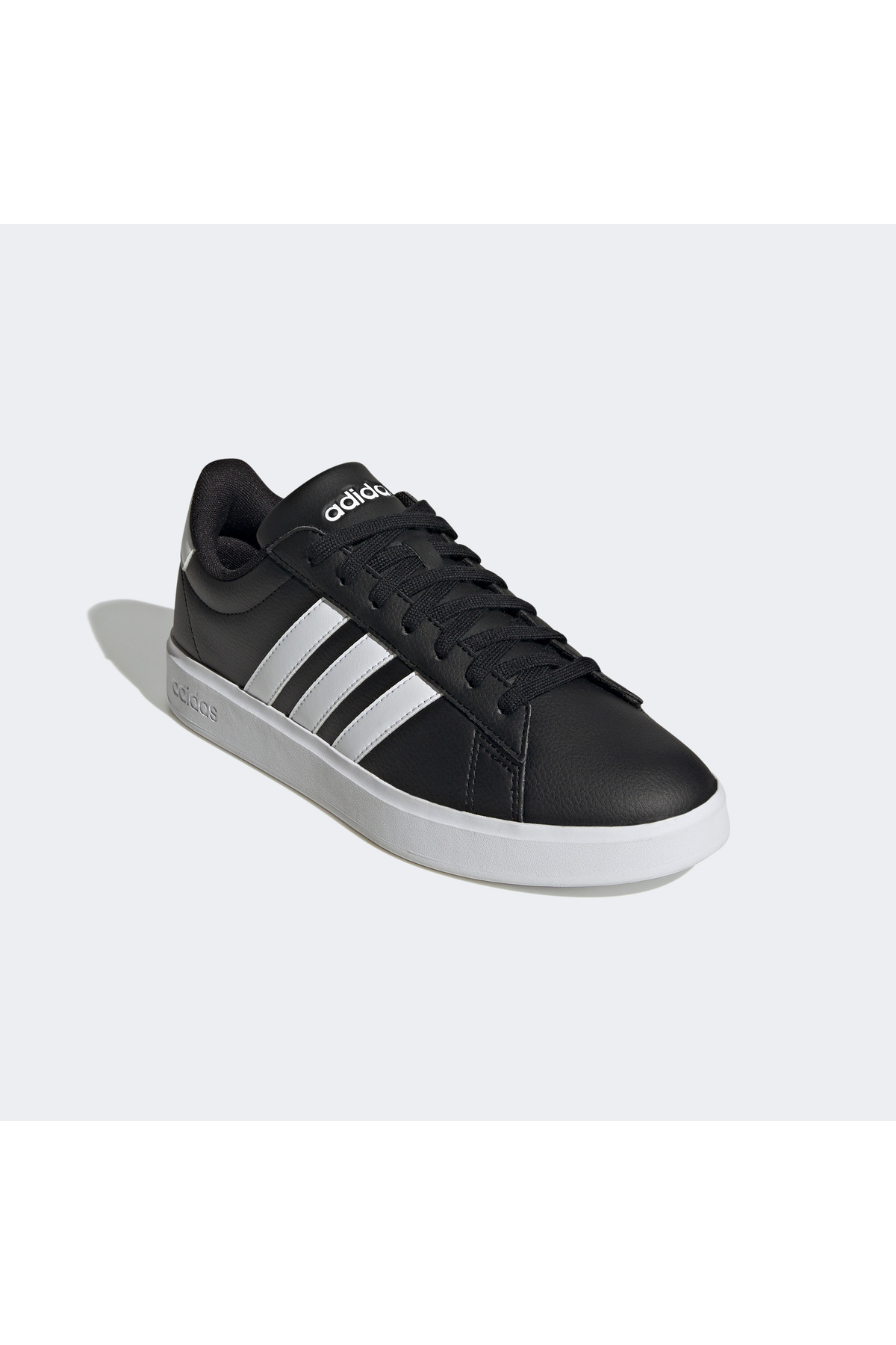 adidas Grand Court Cloudfoam Comfort Erkek Siyah Günlük Spor Ayakkabı görsel 2