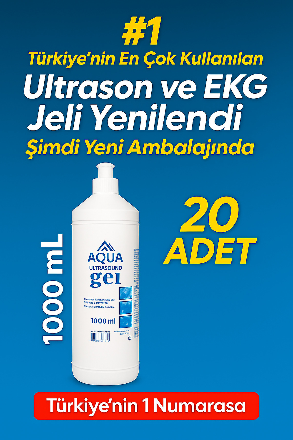 evve Ultrason Jeli 20 Adet – EKG, EEG, Fizik Tedavi İçin Su Bazlı Medikal Jel Kayganlaştırıcı