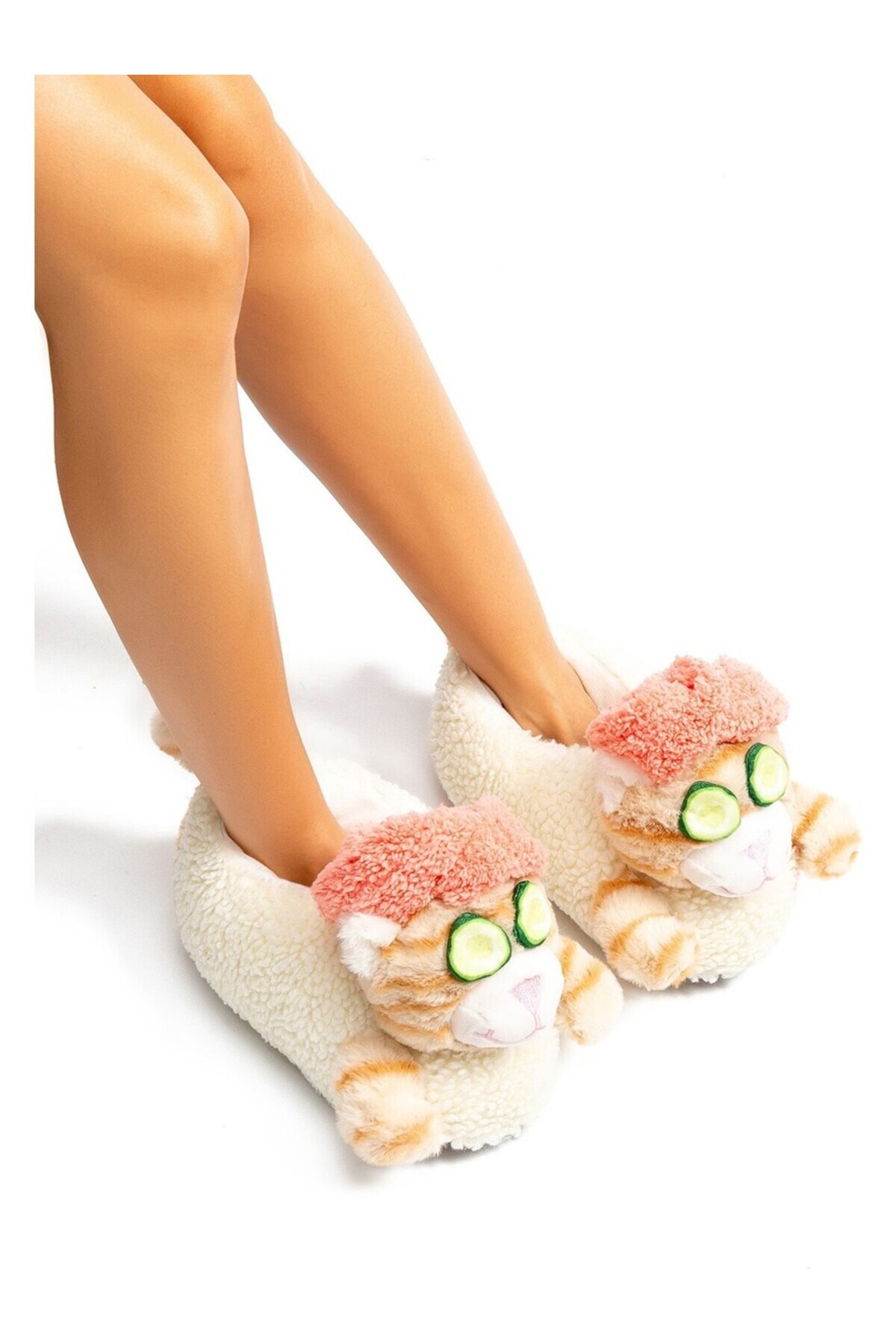 Twigy Spa-2 Kadın Hayvanlı Panduf Beyaz 36/41