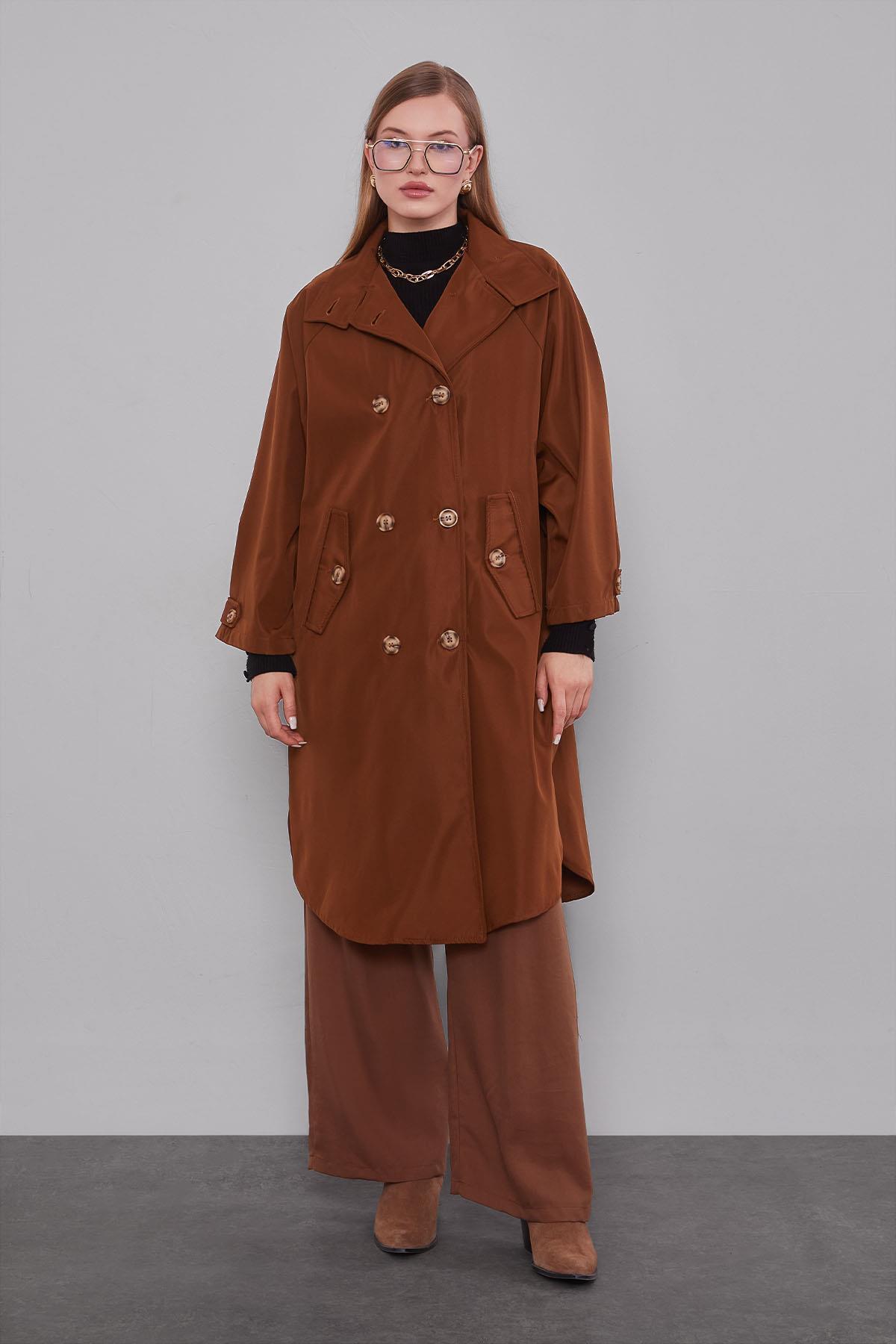 Levidor Taba Oversize Trençkot