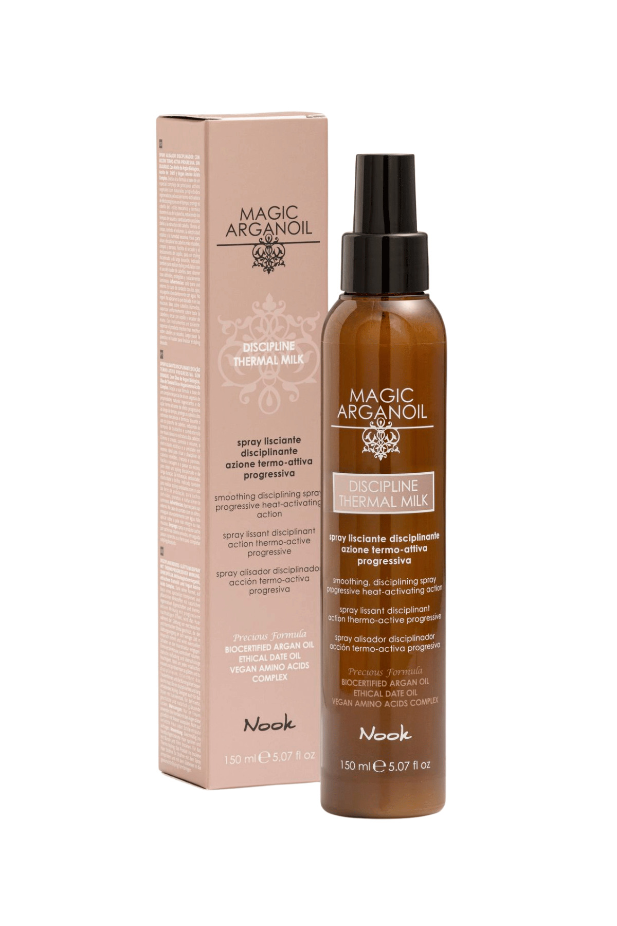 Nook Magic Arganoil Kabarma Karşıtı Pürüzsüzleştirici Amino Asitli Fön Öncesi Bakım Sütü 150ml — MXLOZ-27005
