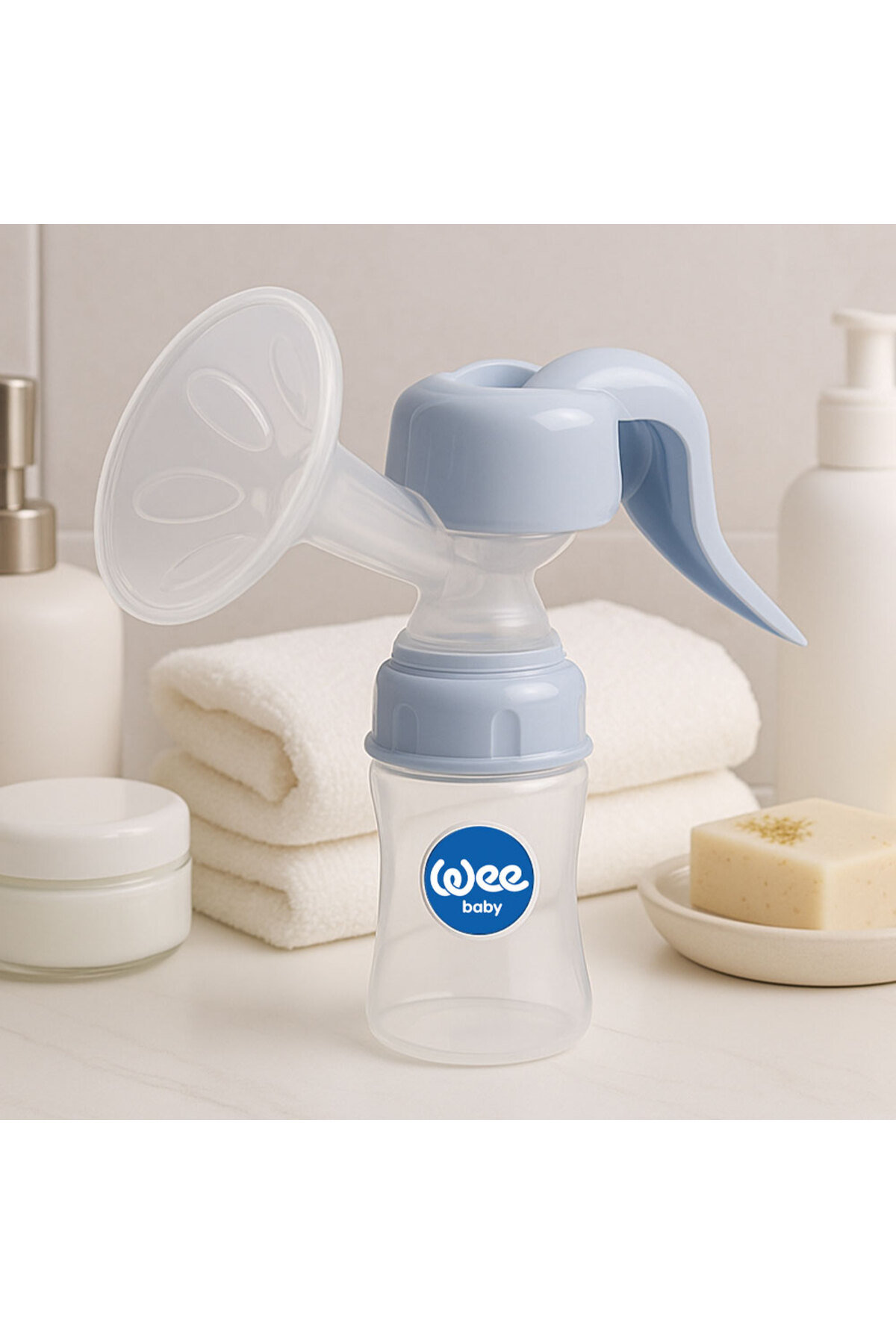 Wee Baby Manuel Vakumsuz Göğüs Pompası fotoğrafı 5 (önizleme)
