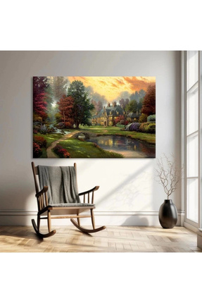 VOGLOO Sonbaharın Huzuru Kanvas Tablo