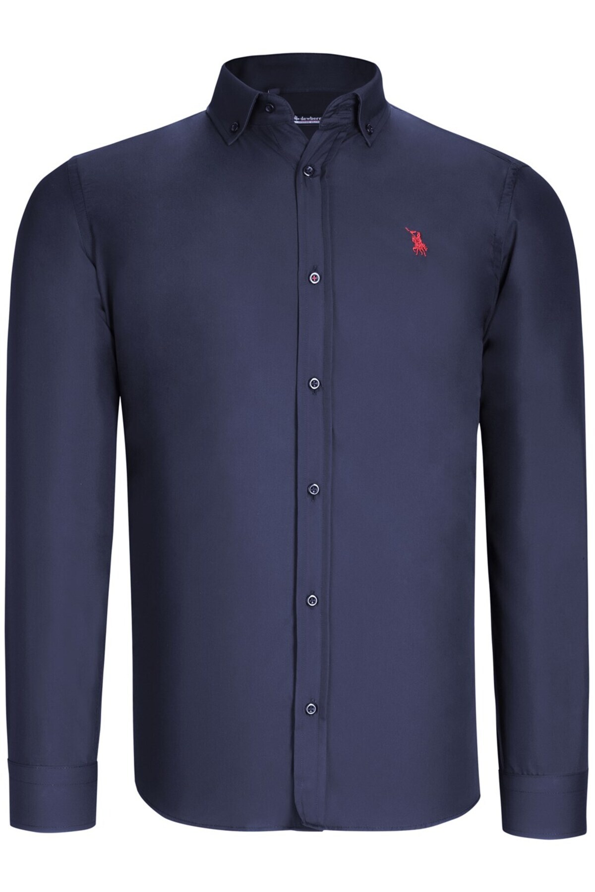 دوبری پیراهن مردانه G725 - سرمه‌ای روشن