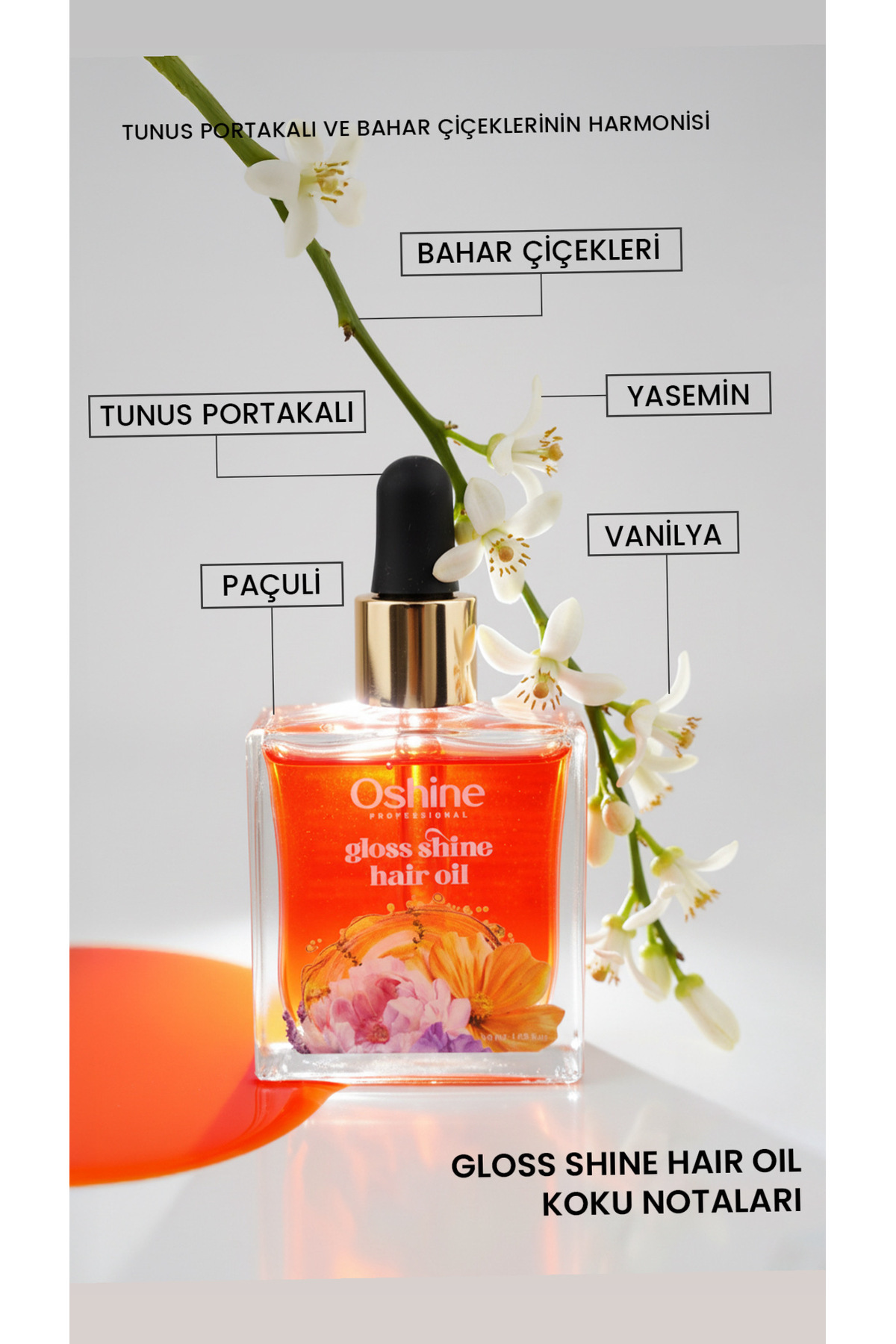 Argan, Keratin, Kolajen Kompleksi, Nem, Parlaklık Veren Onarıcı, Besleyici Saç Bakım Yağı, 50ml — AYS01 — تصویر 9 از 9