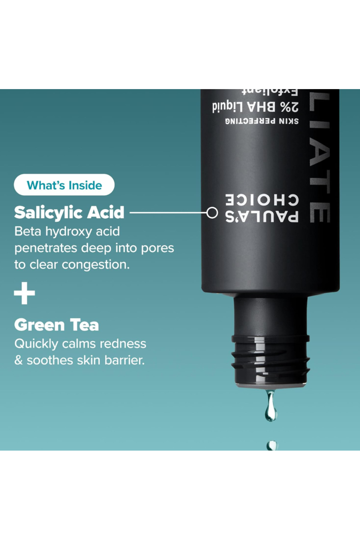 Skin Perfecting 2% BHA Liquid Salicylic Acid Exfoliant, Gentle Facial Exfoliator for Blackheads 1fl Supplements, — gh6tgf — تصویر 5 از 7