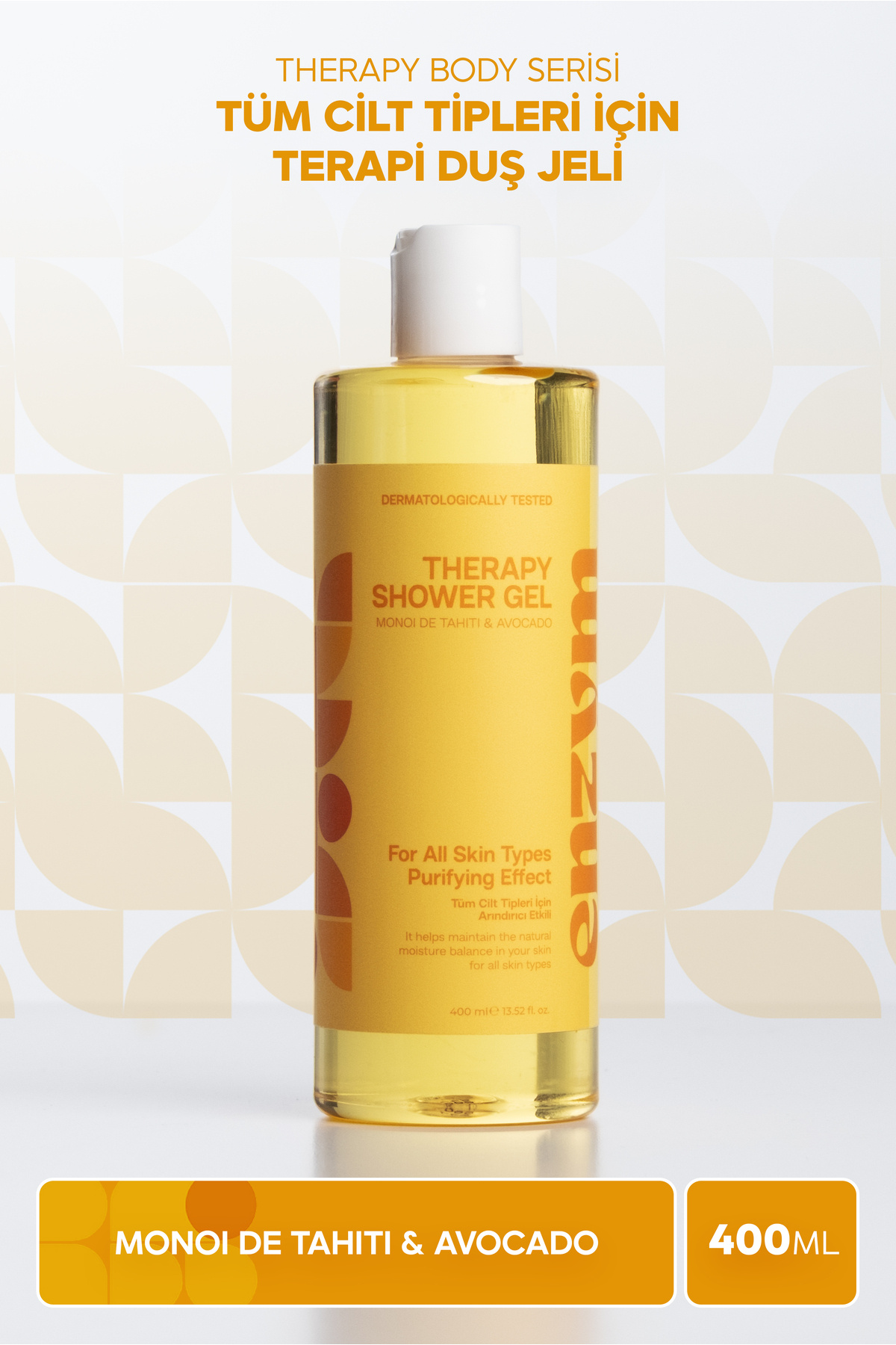 ENZYM COSMETICS Tüm Cilt Tipleri İçin Terapi Duş Jeli 400 ml