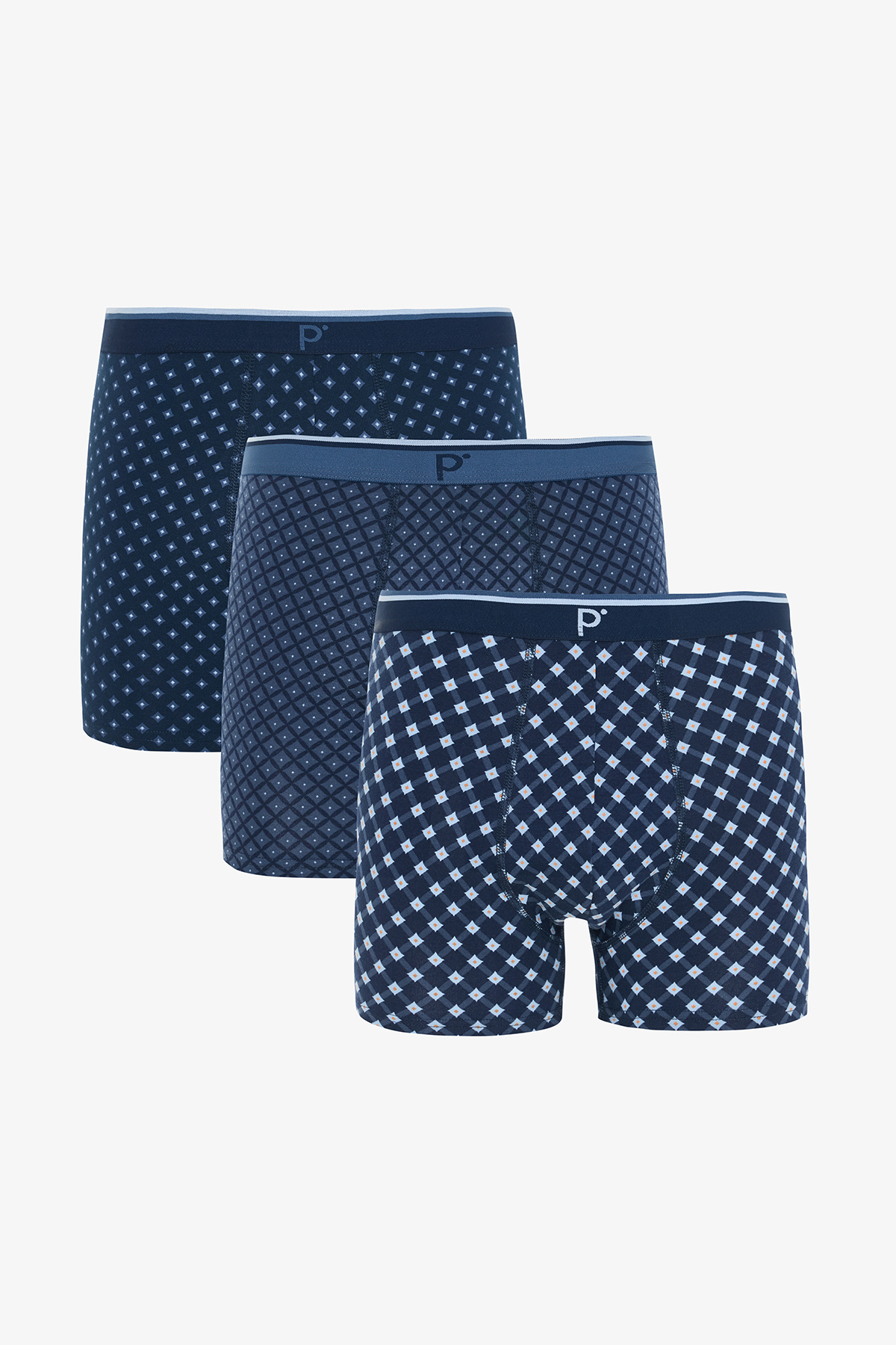 Penti Erkek Puantiyeli 3'lü Boxer