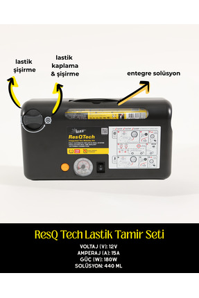 airman Resq Tech Entegre Lastik Tamir Seti
