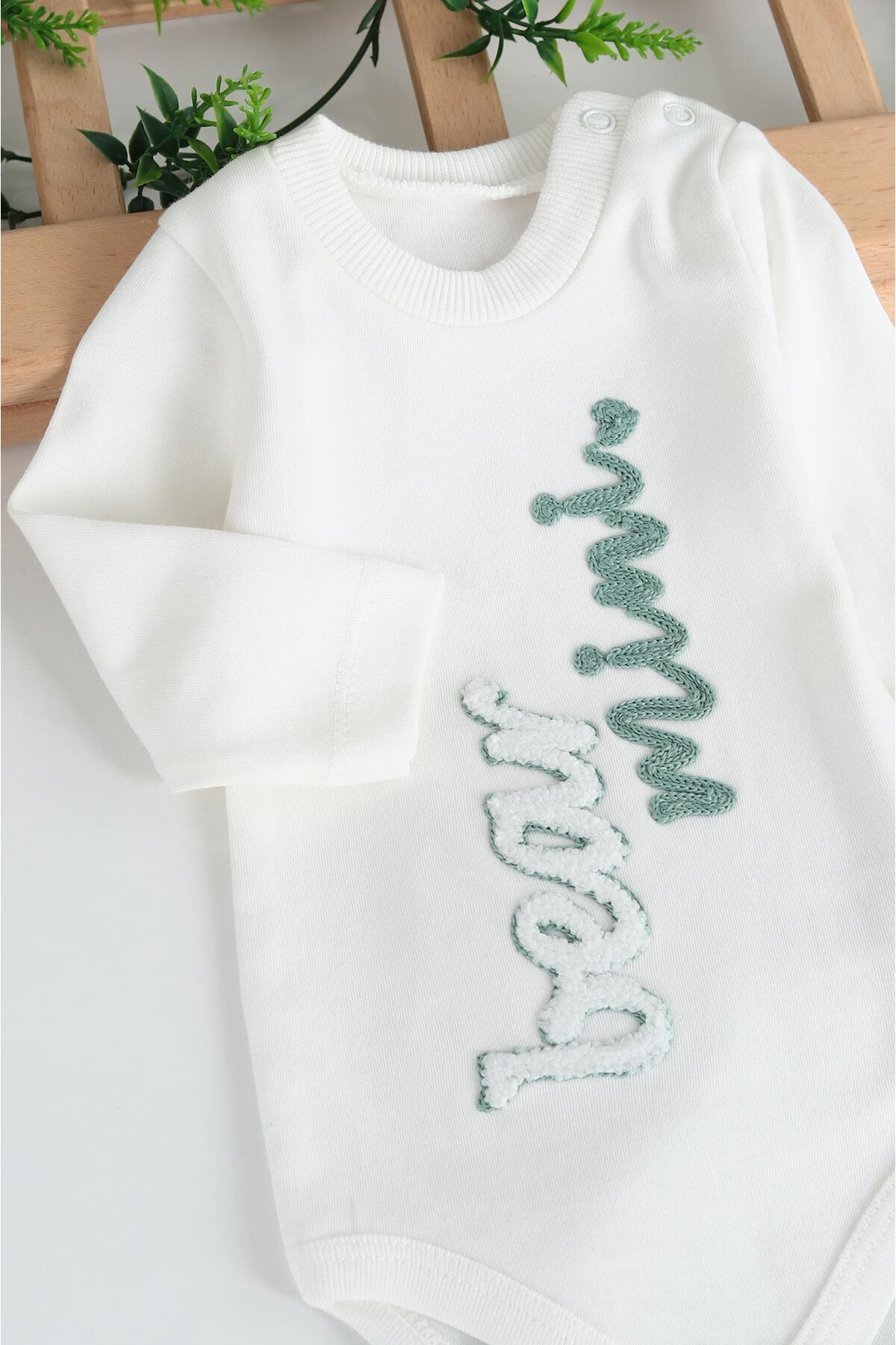 Ege Bebek Erkek Bebek Mini Bear Desenli 3 Parça Mevsimlik Zıbın Takımı / Alt Üst Takım Yenidoğan fotoğrafı 7 (önizleme)