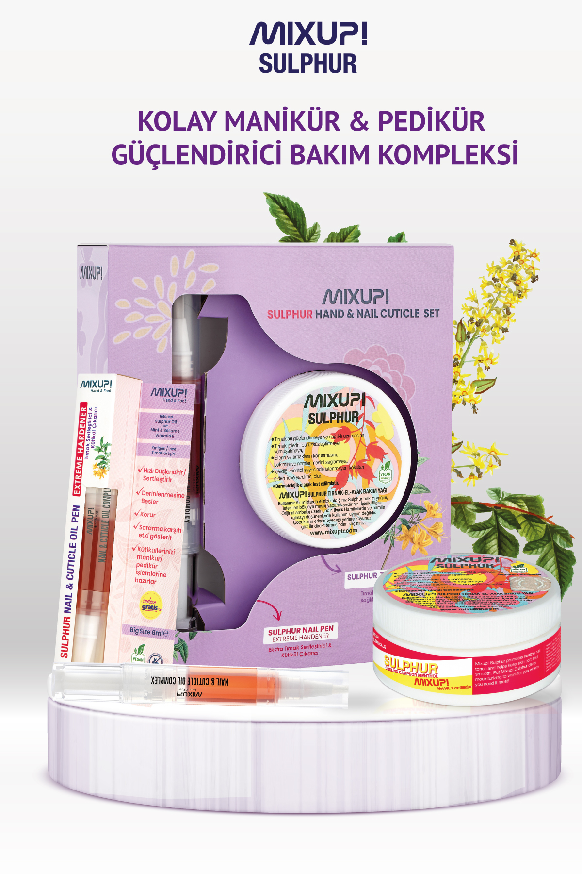 Mixup ! Mucizevi Sulphur Tırnak,El ve Ayak Bakım Seti - Fiyatı