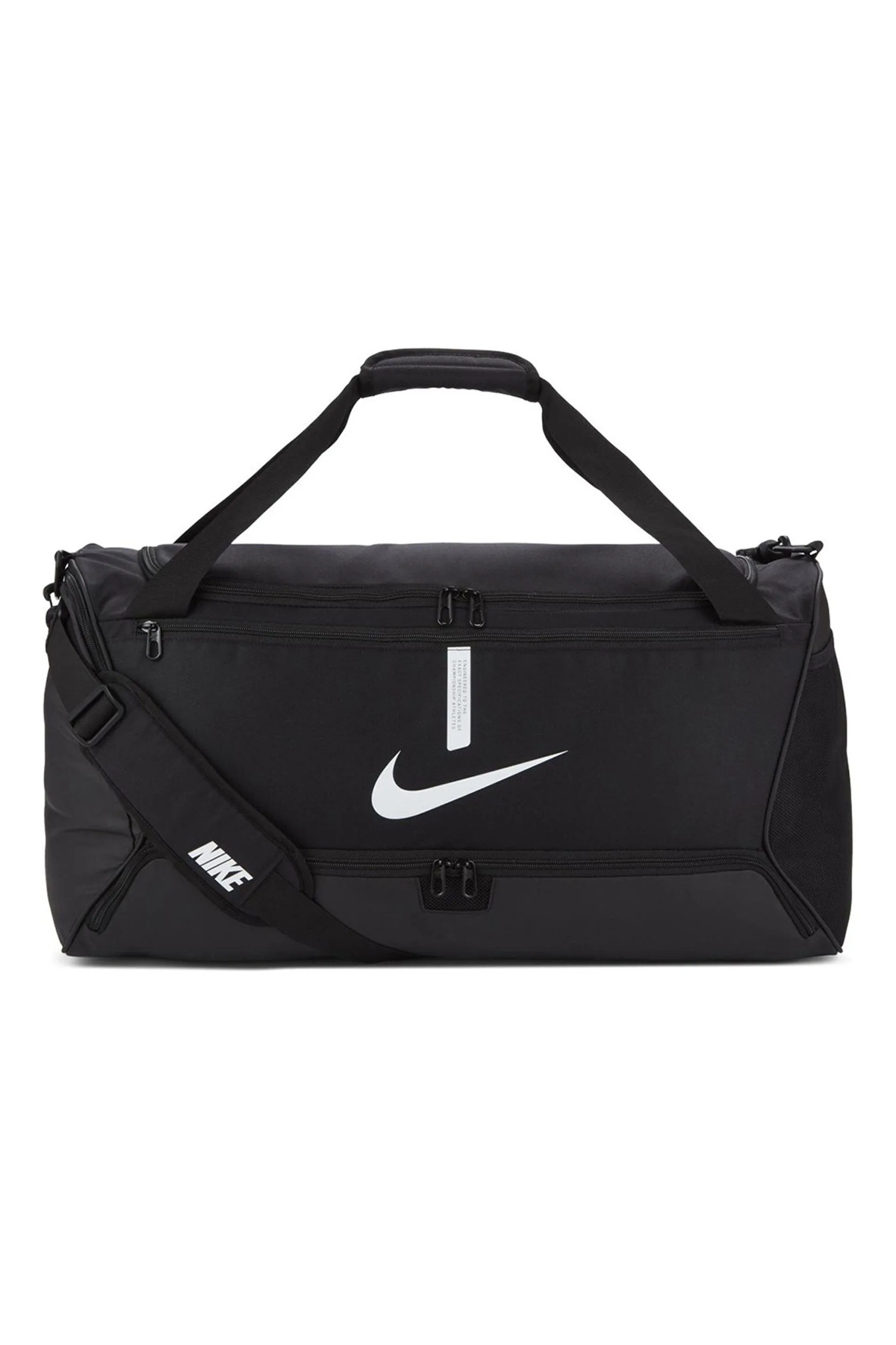 Nike CU8090-010 Nk Acdmy Team M Duff Unisex Spor Çanta Siyah Beyaz