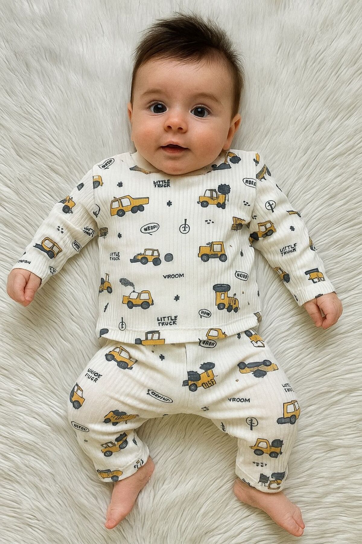 Machine Desıgn Erkek İkili Bebek Takımı Pijama