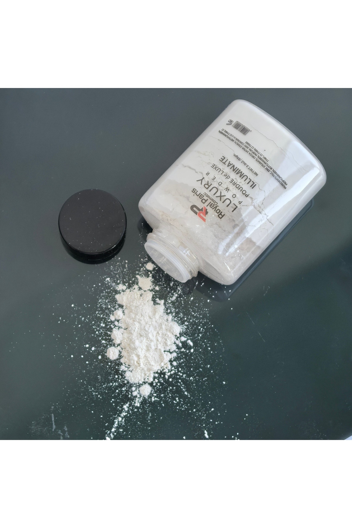 Lesvip's Transparan Aydınlatıcılı Işıltılı Sabitleyici Toz Pudra Beyaz