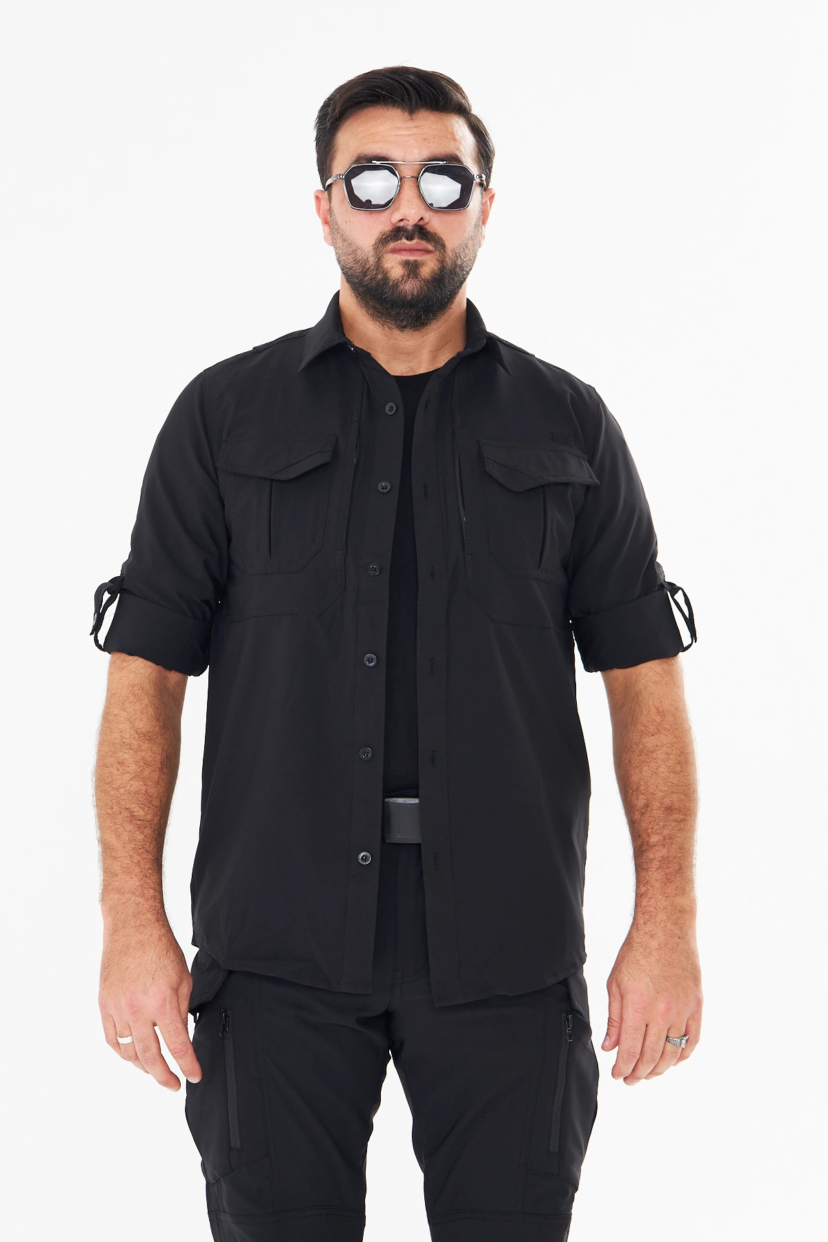 İSSİ Taktikal Siyah Premium Gömlek