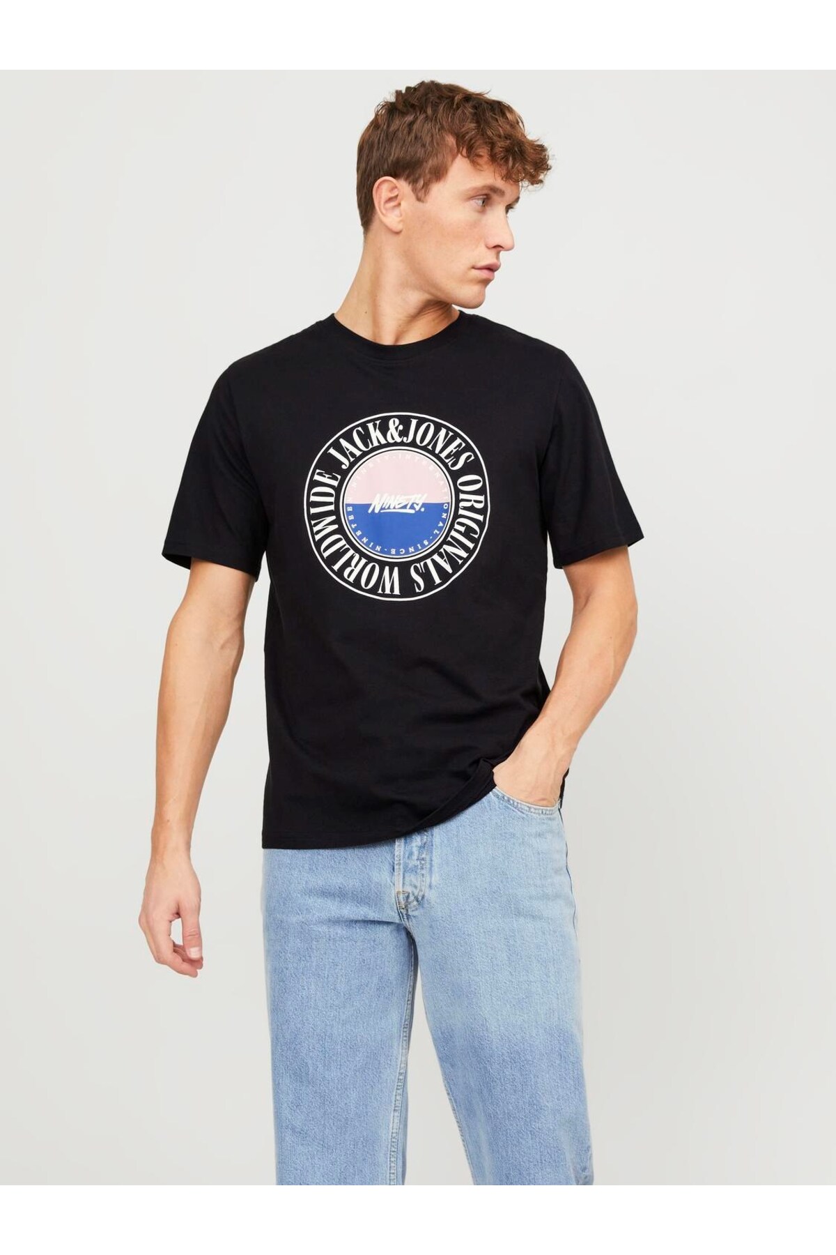 تیشرت مردانه طرح دار آستین کوتاه | جک اند جونز Jack & Jones 12250411 - تصویر 3
