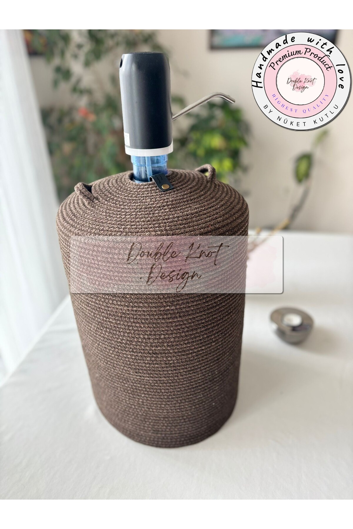 Carboy Pouch Decorative Basket - Organizer / Gift Wicker Jute Tress