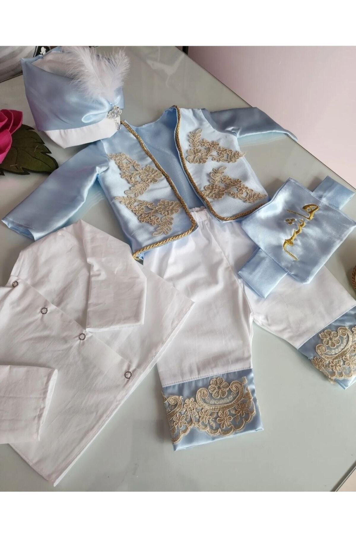 Tozpembebaby Şehzade Bebek Takımı- Sünnet Takımı-mevlut Elbisesi fotoğrafı 5 (önizleme)