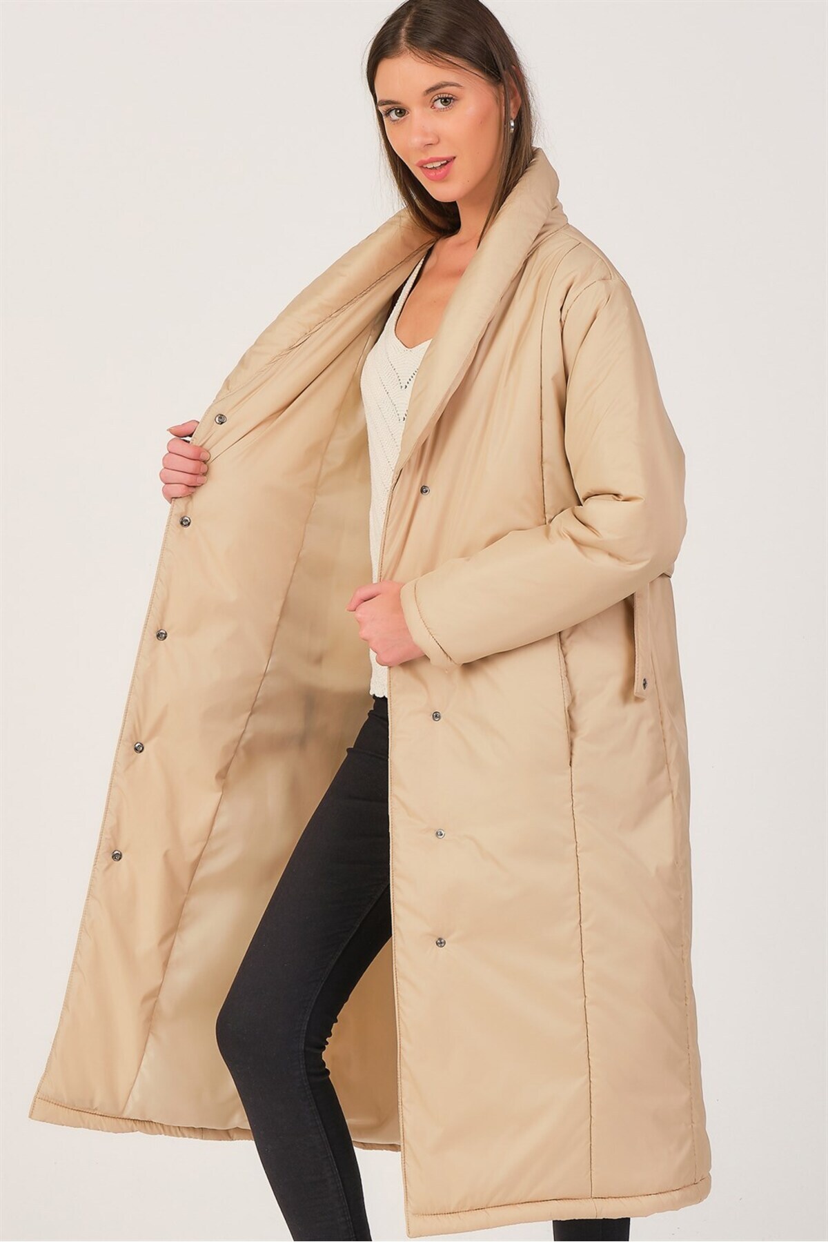 دوبری ژاکت Z6688 - بژ