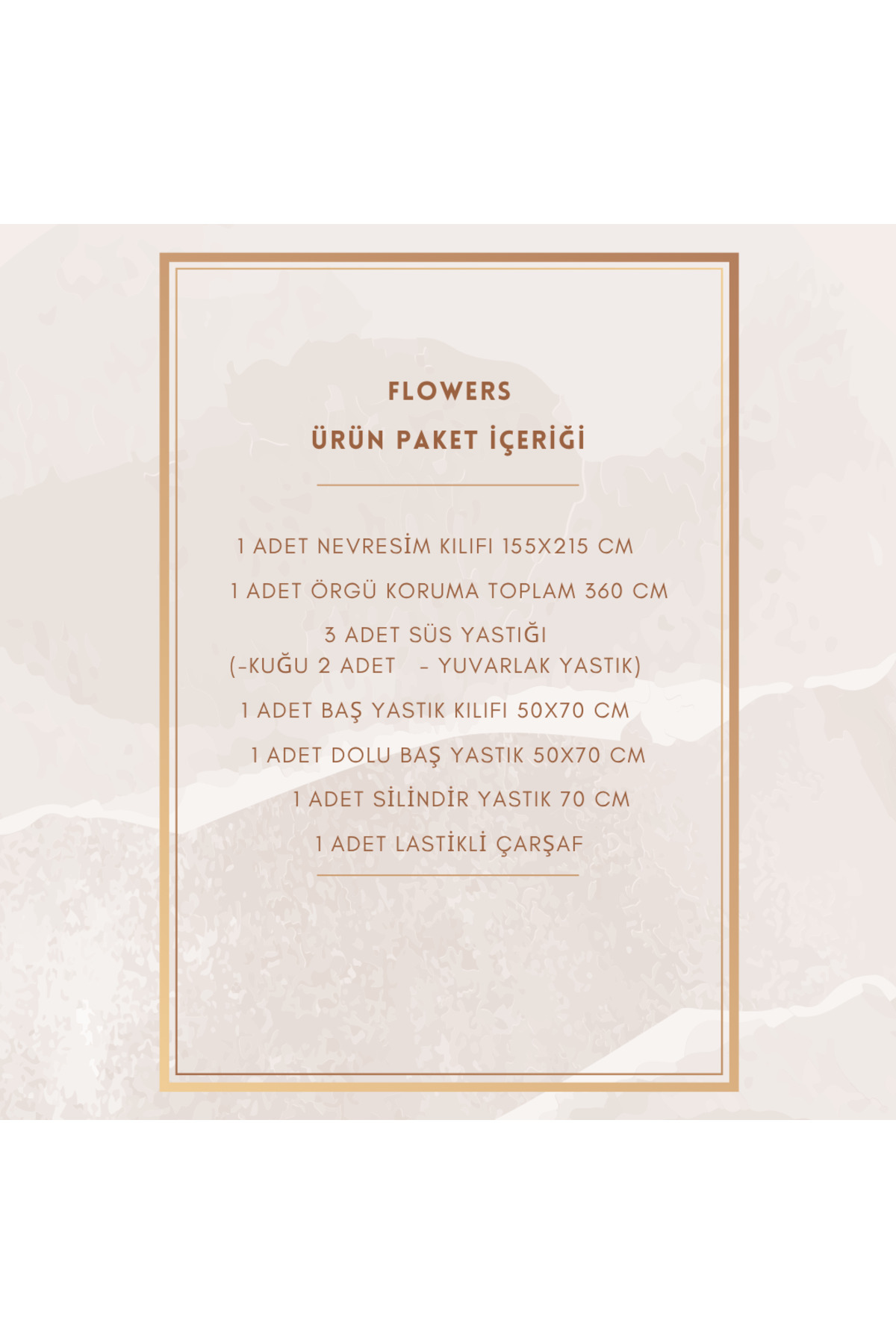 SOFT BABY TEKSTİL Flowers Örgü Montessori Uyku Seti fotoğrafı 2 (önizleme)