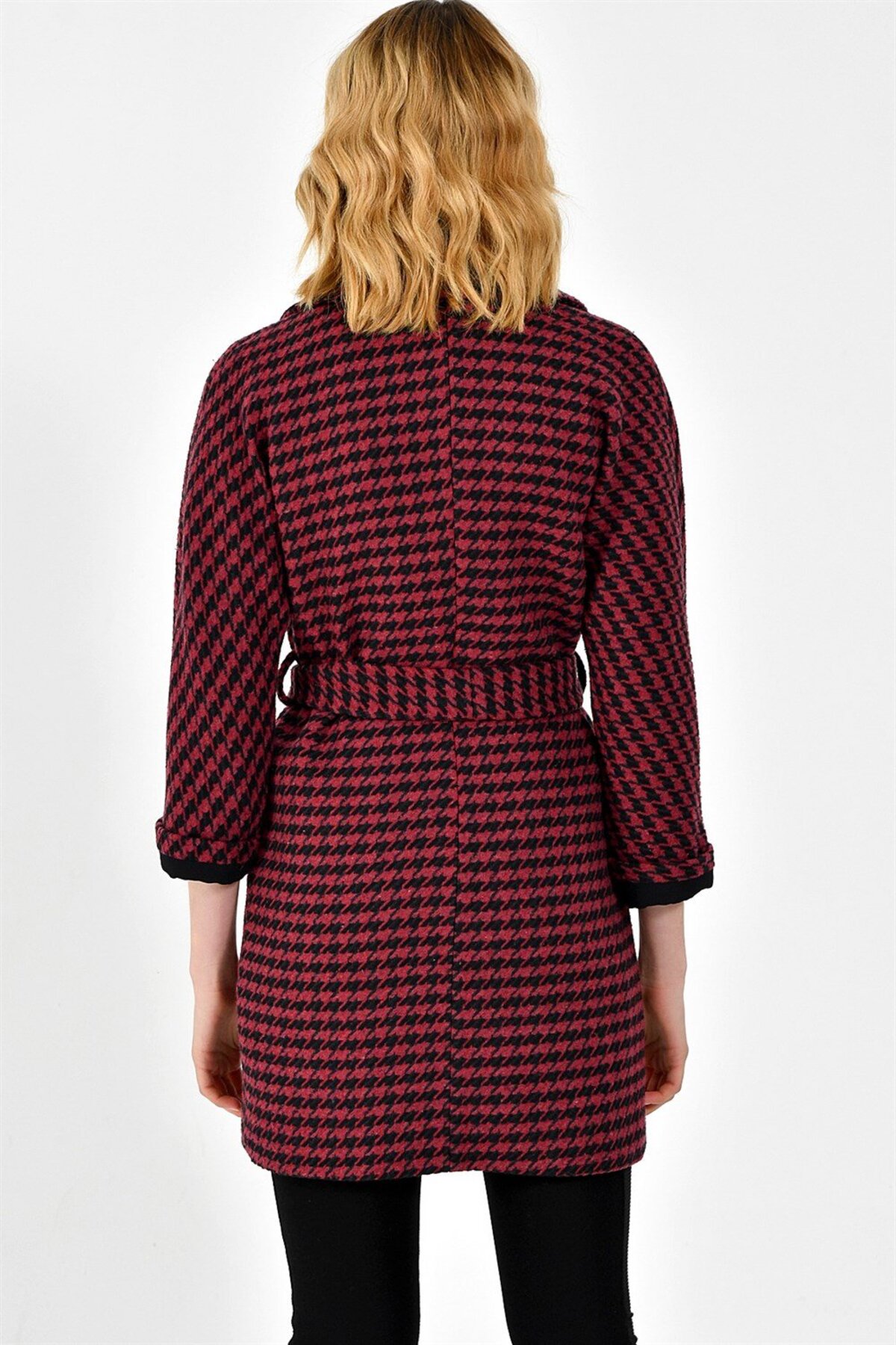 Dewberry  Bayan Palto Kaşe Sıcak Tutan Şık Günlük Klasik Trend Model - Görsel 2