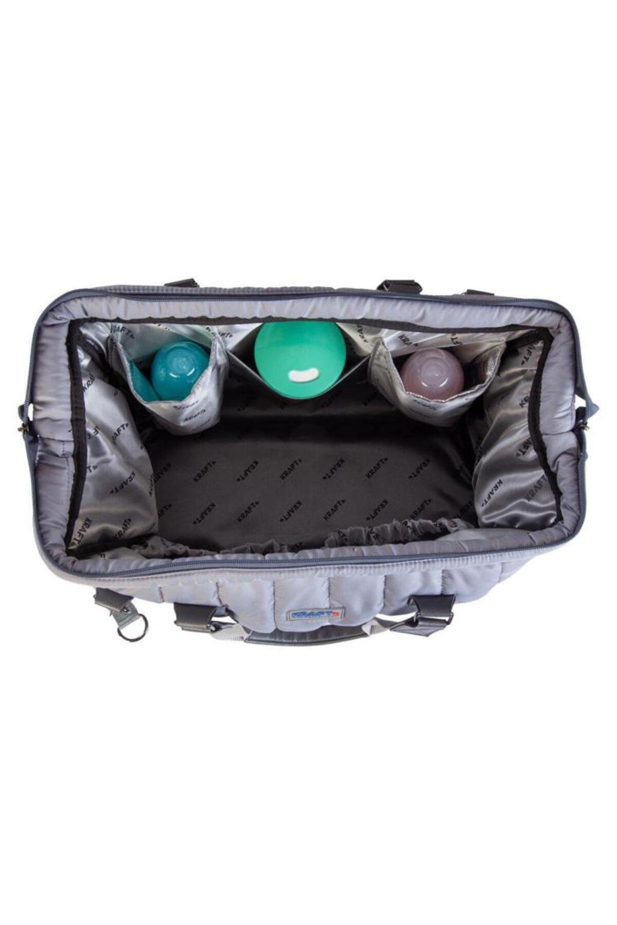 Kraft Lava Bebek Bakım Sırt Çantası - Gri Standart