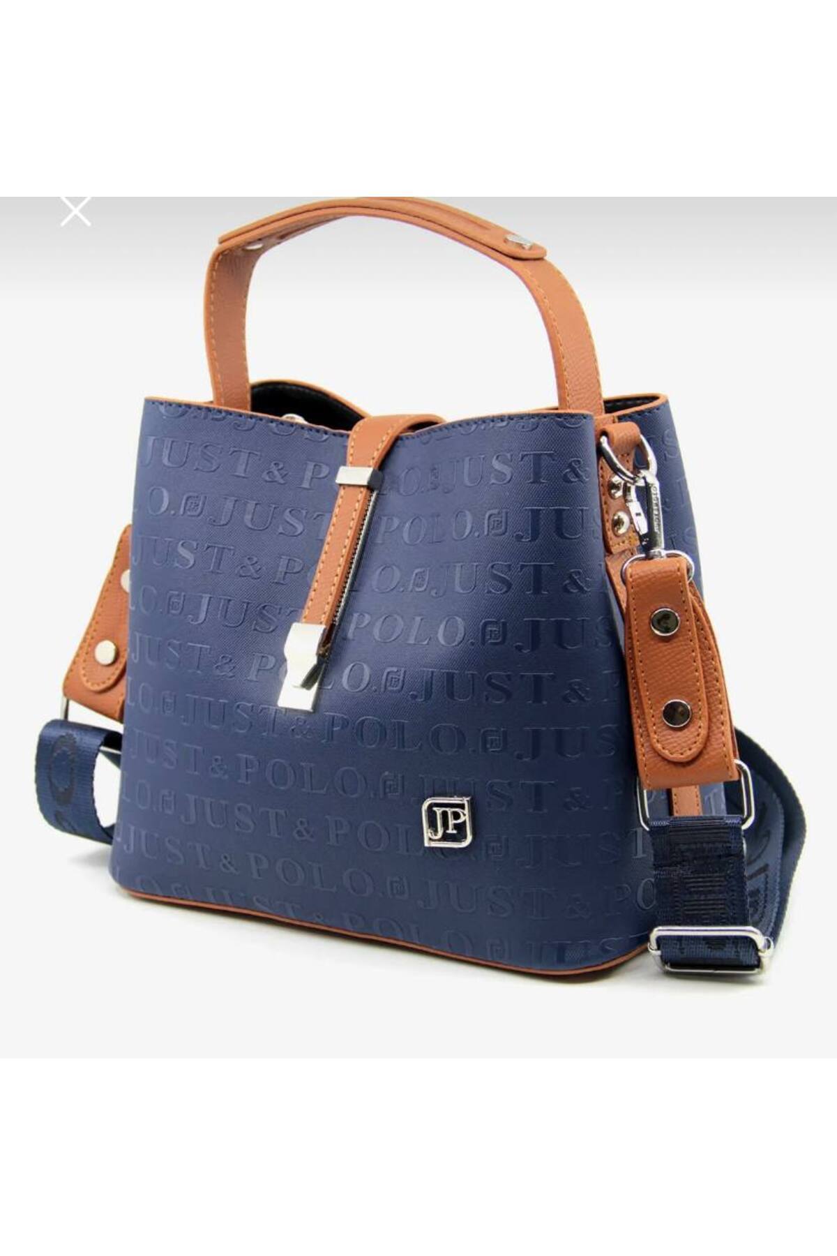 Women's Denim Blue 4 Compartment Shoulder and Crossbody Bag