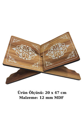 Yaman Hediyelik Aden Rahle Küçük Boy (Mini) Kitap Okuma Standı Masaüstü Ahşap...