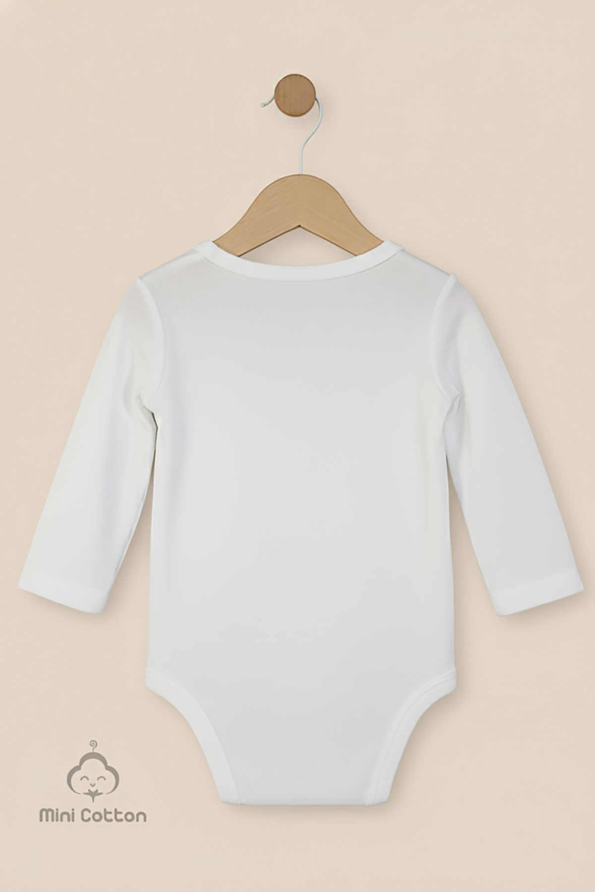 Mini Cotton Organik Uzun Kollu % 100 Pamuk Ribs Kumaş Basic Kız ve Erkek Bebek 3'lü Body Zıbın fotoğrafı 3 (önizleme)
