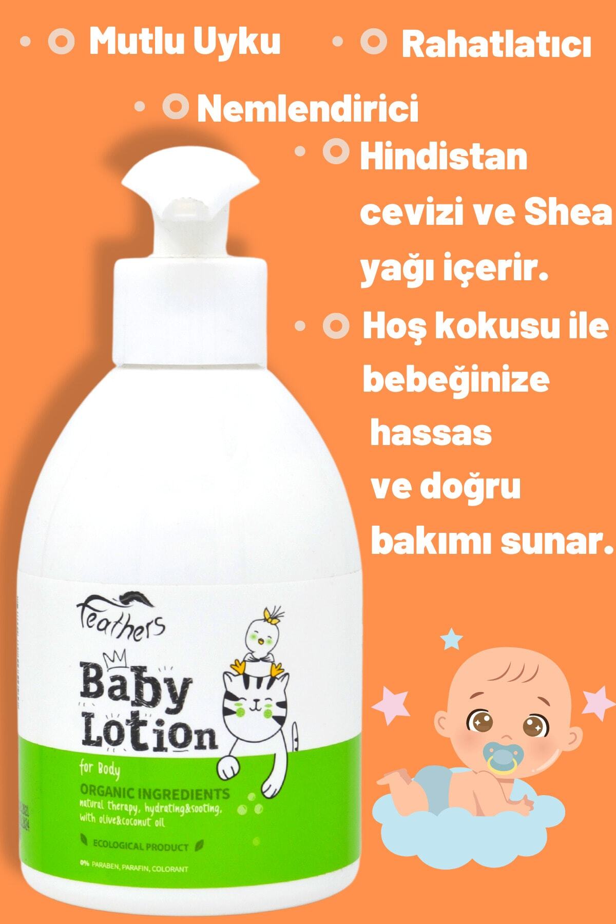 Cosmolive Bebek Losyonu | Organik Içerikli | Zeytinyağı & Aloe Vera | Paraben & Parafin Içermez | 300 ml fotoğrafı 3 (önizleme)