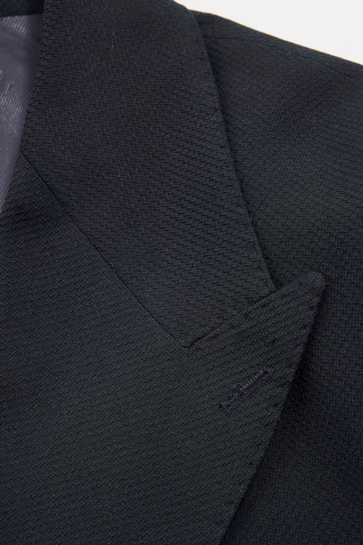 W Collection  LACİVERT DÜĞMELİ YÜN CEKET - Görsel 4