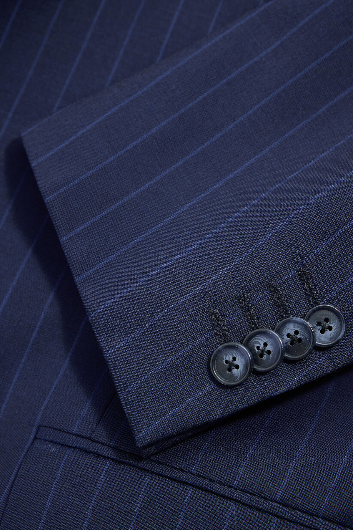 W Collection LACİVERT DÜĞMELİ TAKIM ELBİSE görsel 5