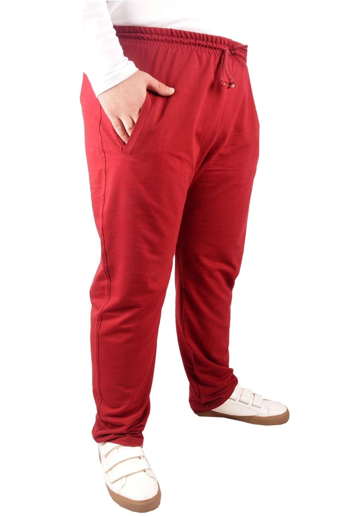Mode Xl Plus Size Men's Joggers Classic 2 Ip 11100 Burgundy