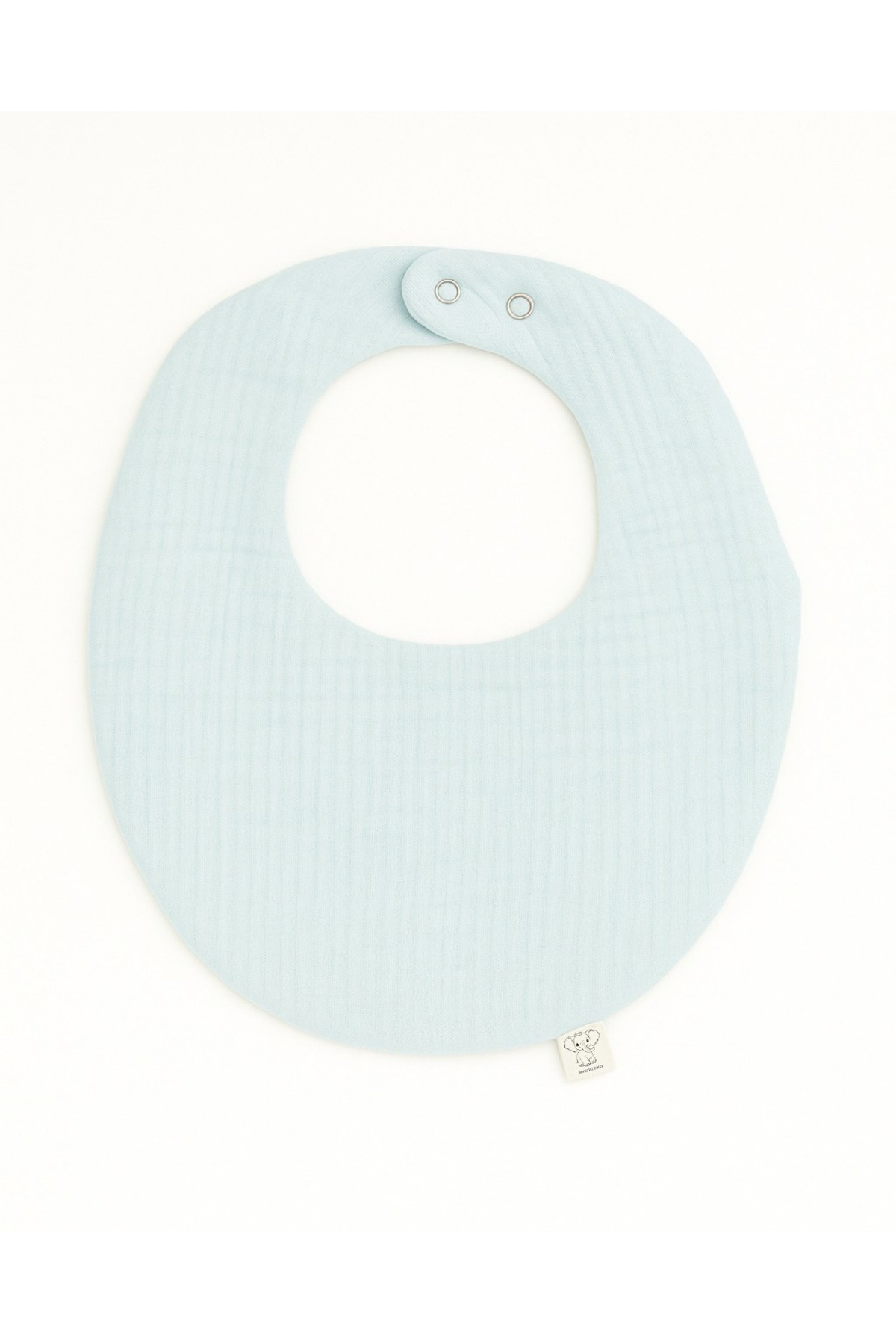 Boho Piccolo Oval 3'lü %100 Pamuk Müslin Bebek Mama Önlüğü / Yakalık / Salya Önlüğü fotoğrafı 3 (önizleme)