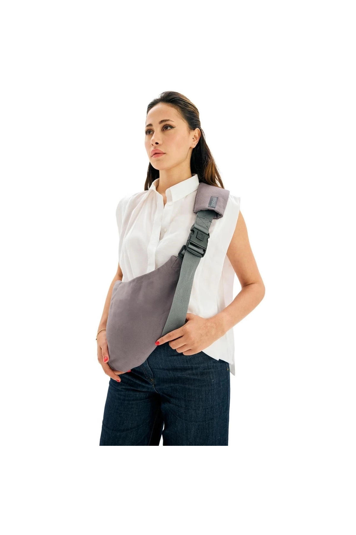 miniboni Yan Sling Bebek Taşıma Slingi – Ergonomik ve Rahat Kullanım fotoğrafı 5 (önizleme)