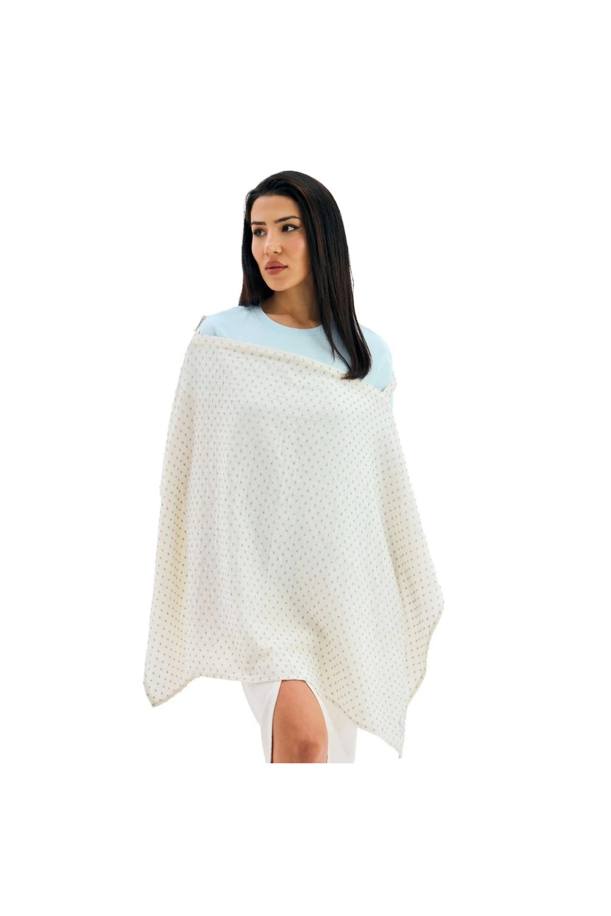 miniboni Müslin Emzirme Örtüsü fotoğrafı 6 (önizleme)