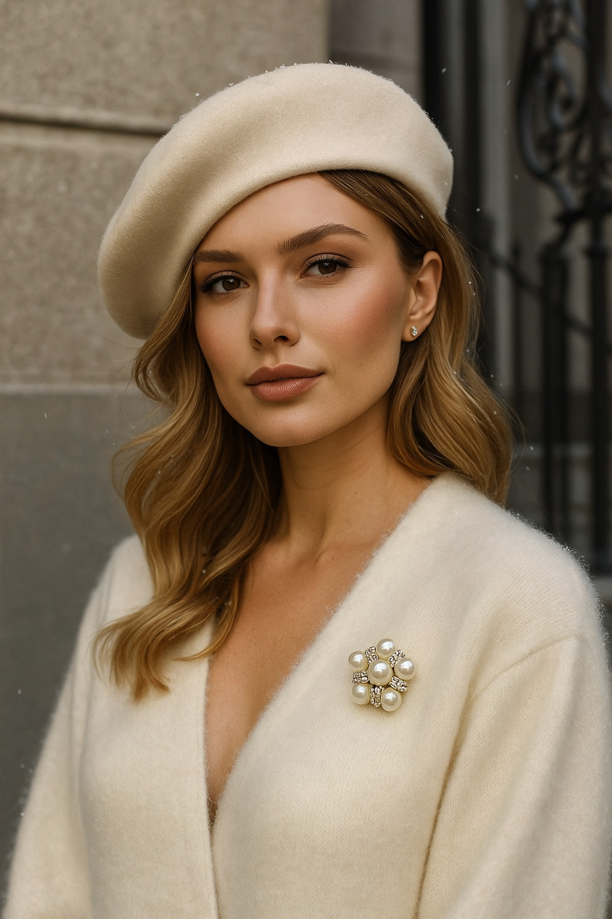 Adorisse Ekru Fransız Keçe Ressam Bere BERE1101 görsel 2