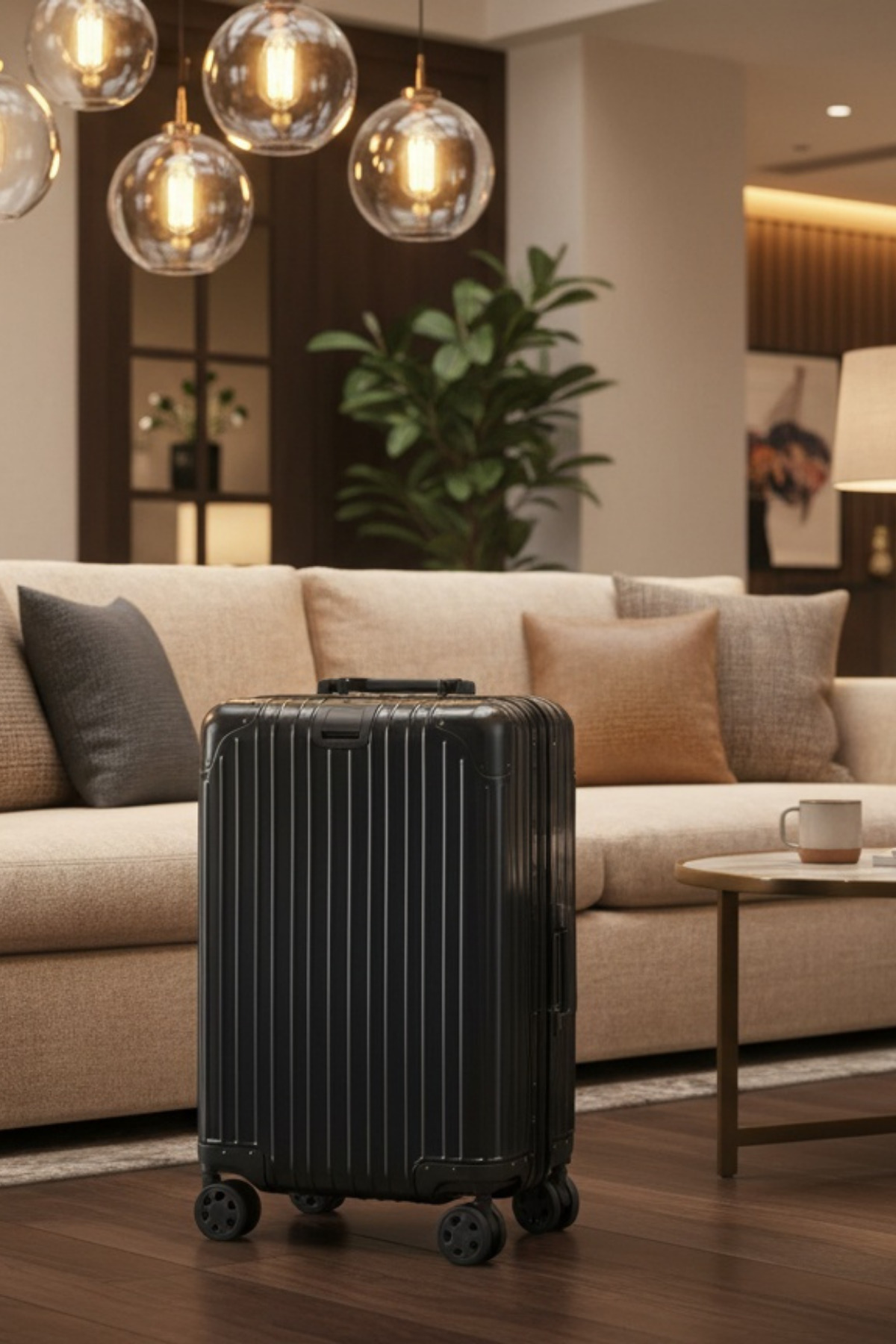 Monat Luggages Alüminyum Kırılmaz Premium Döner Tekerli Tsa Kilit Kabin Boy Valiz Bavul