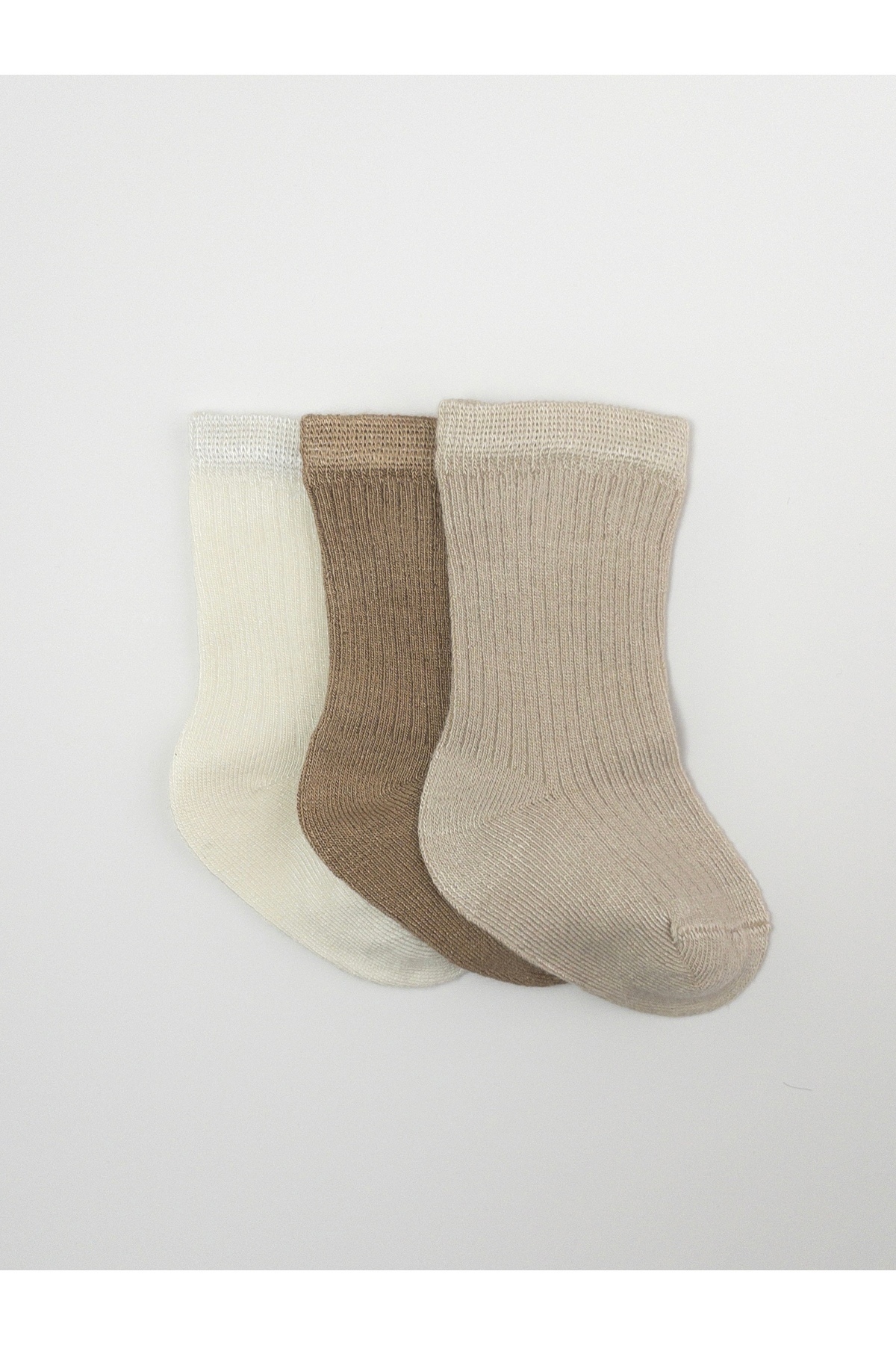 KARAMİLA 3 Çift Bebek Çorap Dikişsiz - Bambu Çorap fotoğrafı 2 (önizleme)