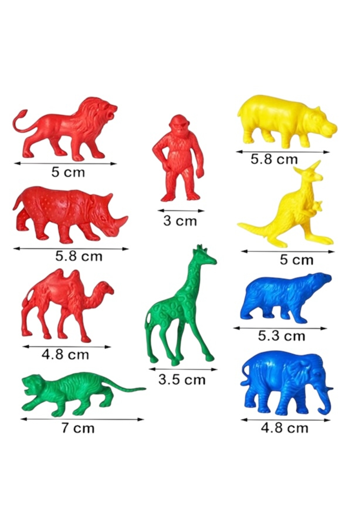 اعداد حیوانات وحشی با موچه‌گیر