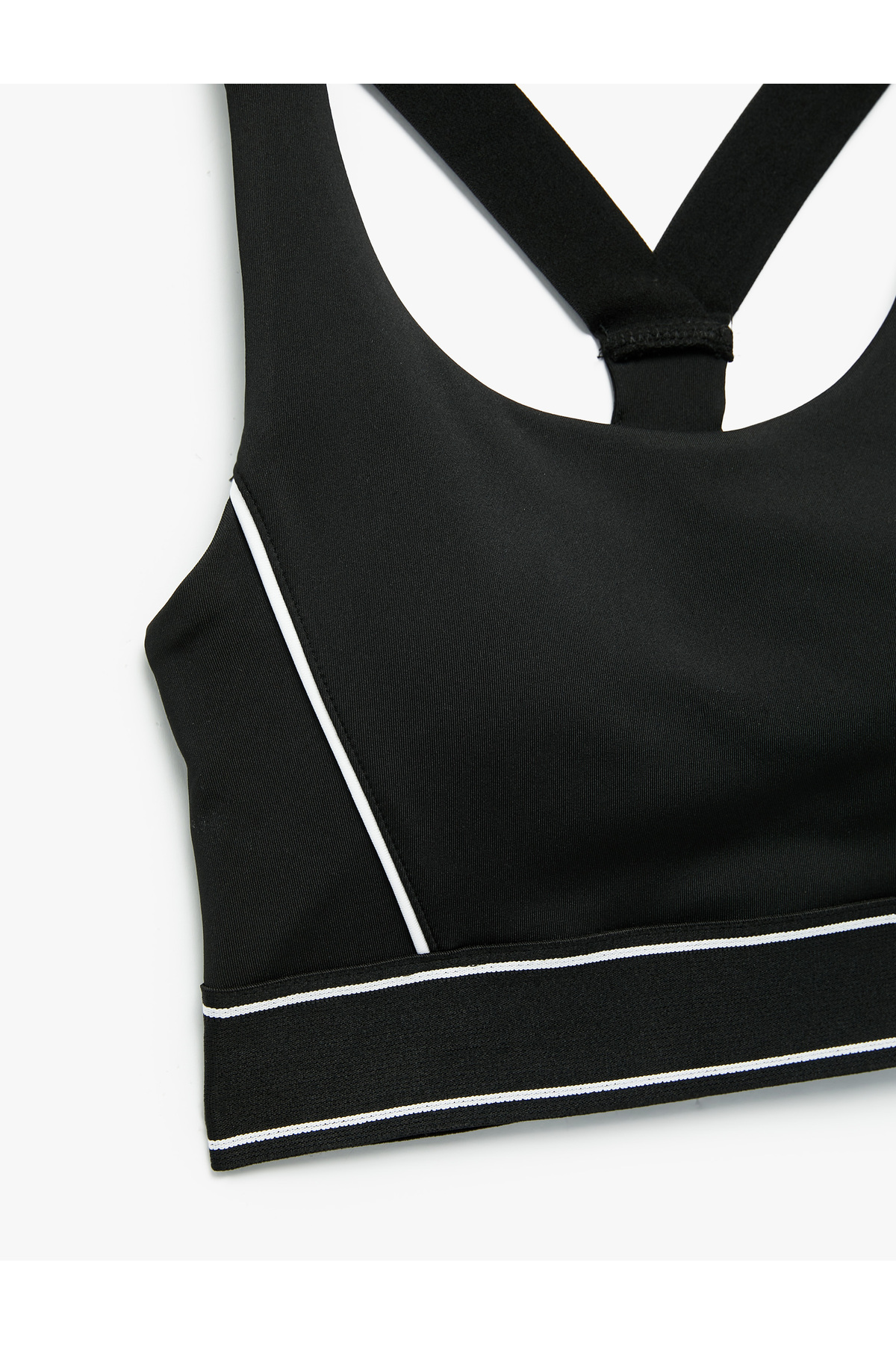 Koton Slim Fit Kolsuz U Yaka Sporcu Sütyeni görsel 5