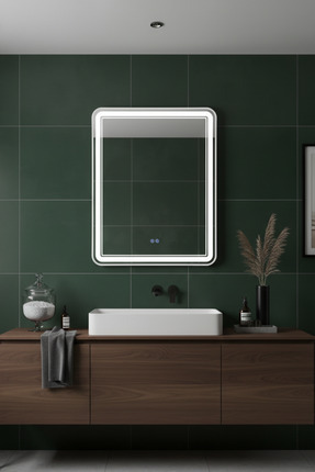 Genel Markalar Akıllı Ayna Buhar Tutmayan 3 Renk Ledli Banyo Dekoratif Duvar ...