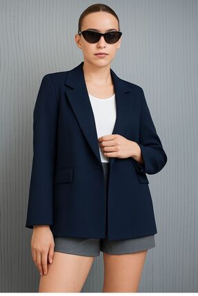 citycenterfashion Kadın Oversize Blazer Ceket cty-abr-9000
