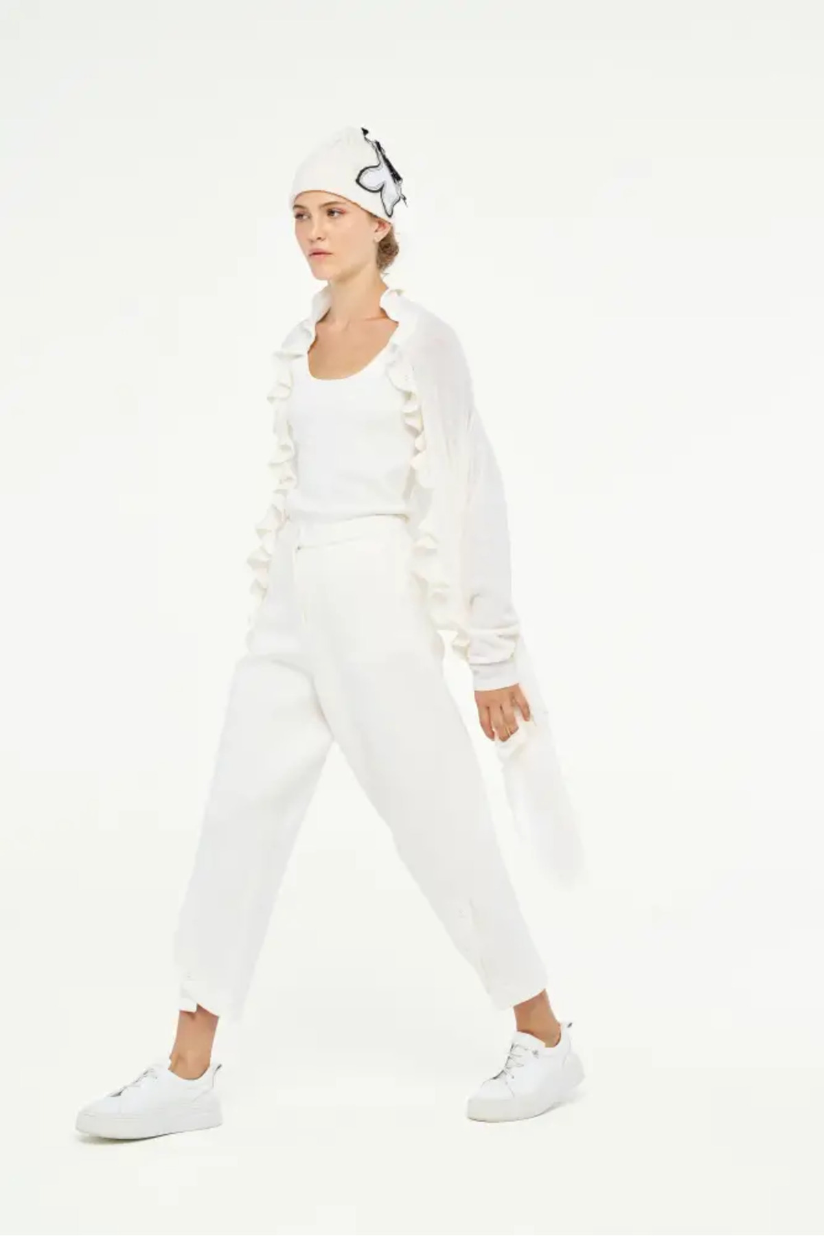 BİZE Almach Pantolon - Beyaz