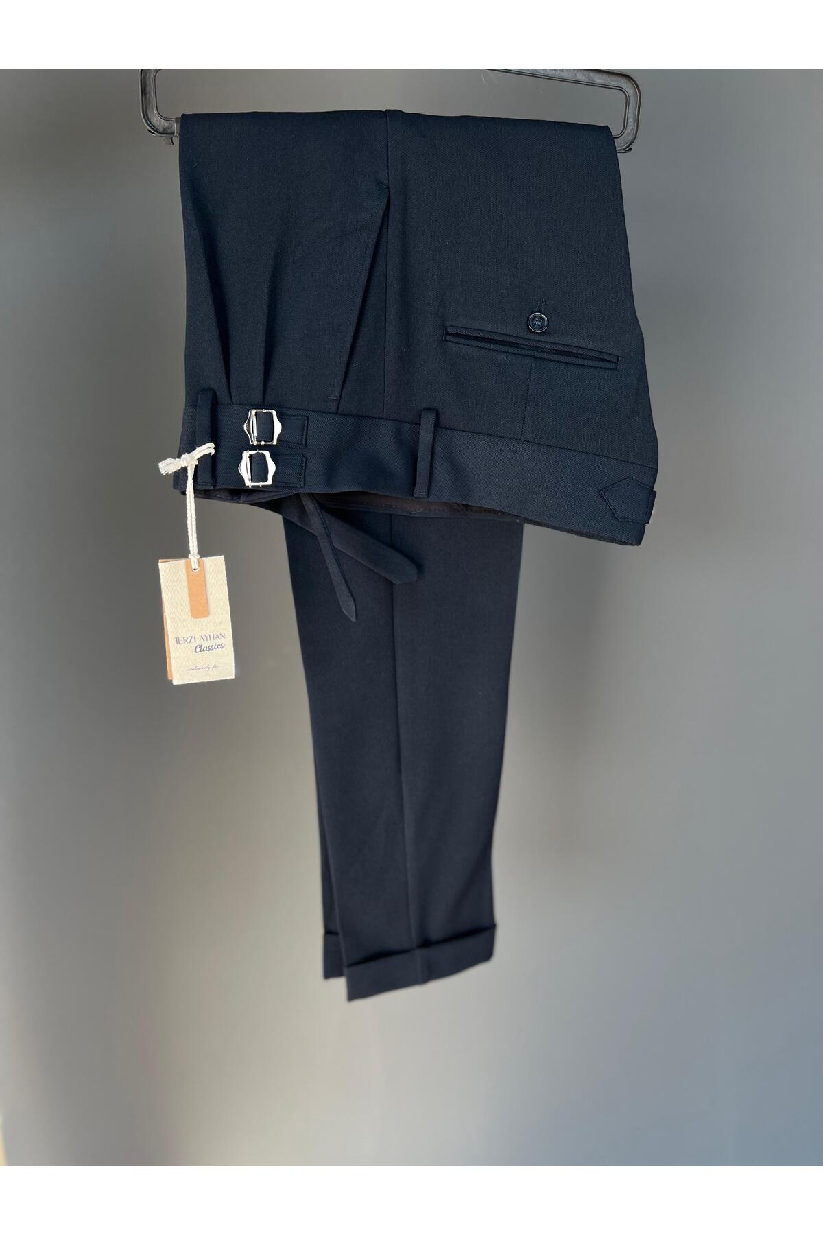 Terziayhan  Çift Tokalı Pantolon - Görsel 3